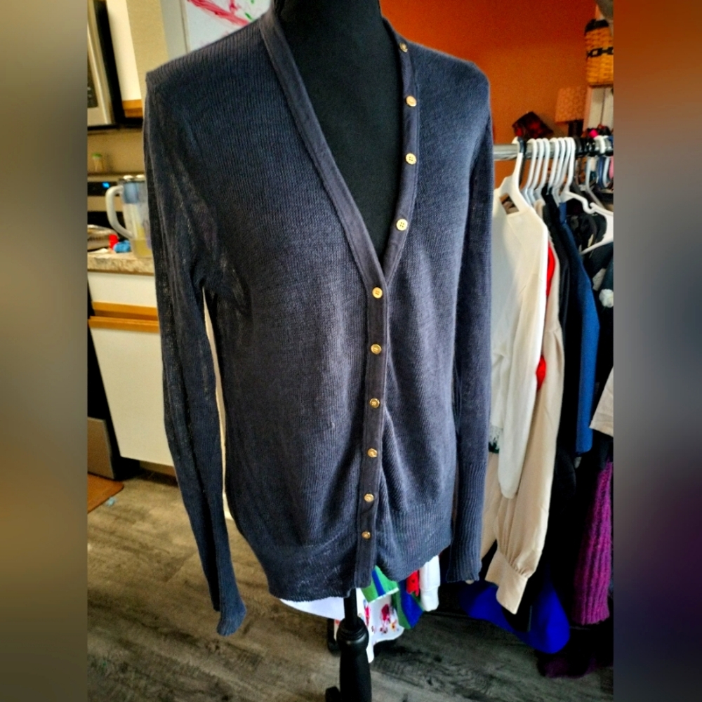 Linen J Crew cardigan. Small.